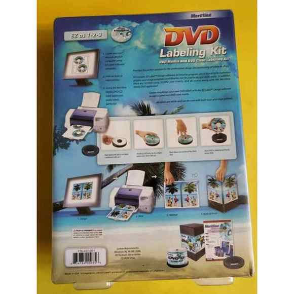 DVD Labeling Kit And CD Label Refills Lot - Picture 3 of 5